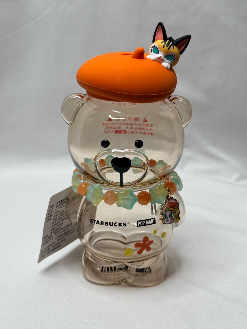 Asian Version Starbucks x Pop Mart Molly Bearista Glass Bottle (Authentic) - Picture 3 of 9